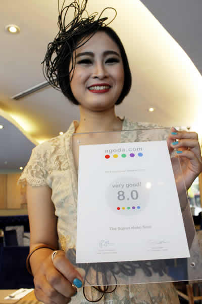 The Sunan Hotel dapat Penghargaan dari Agoda