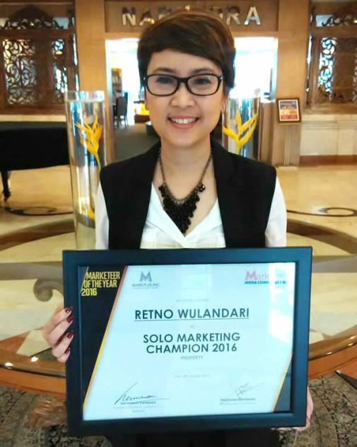Retno wulan dari, Solo Marketeers of the year 2016